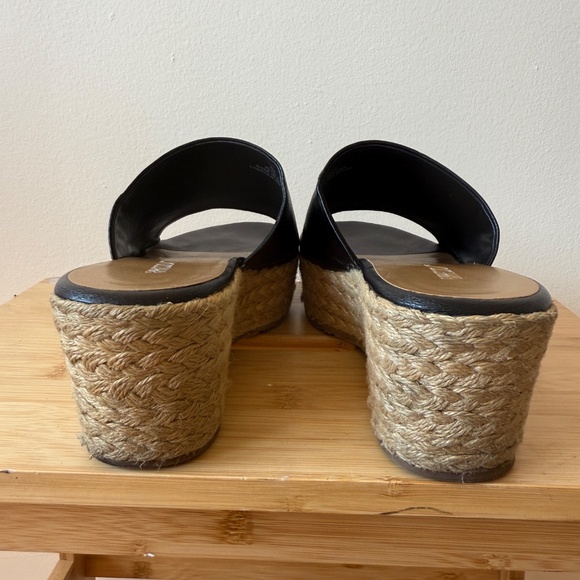 Fabulous Y2K Black Expression platform slide sandals - Picture 3 of 7